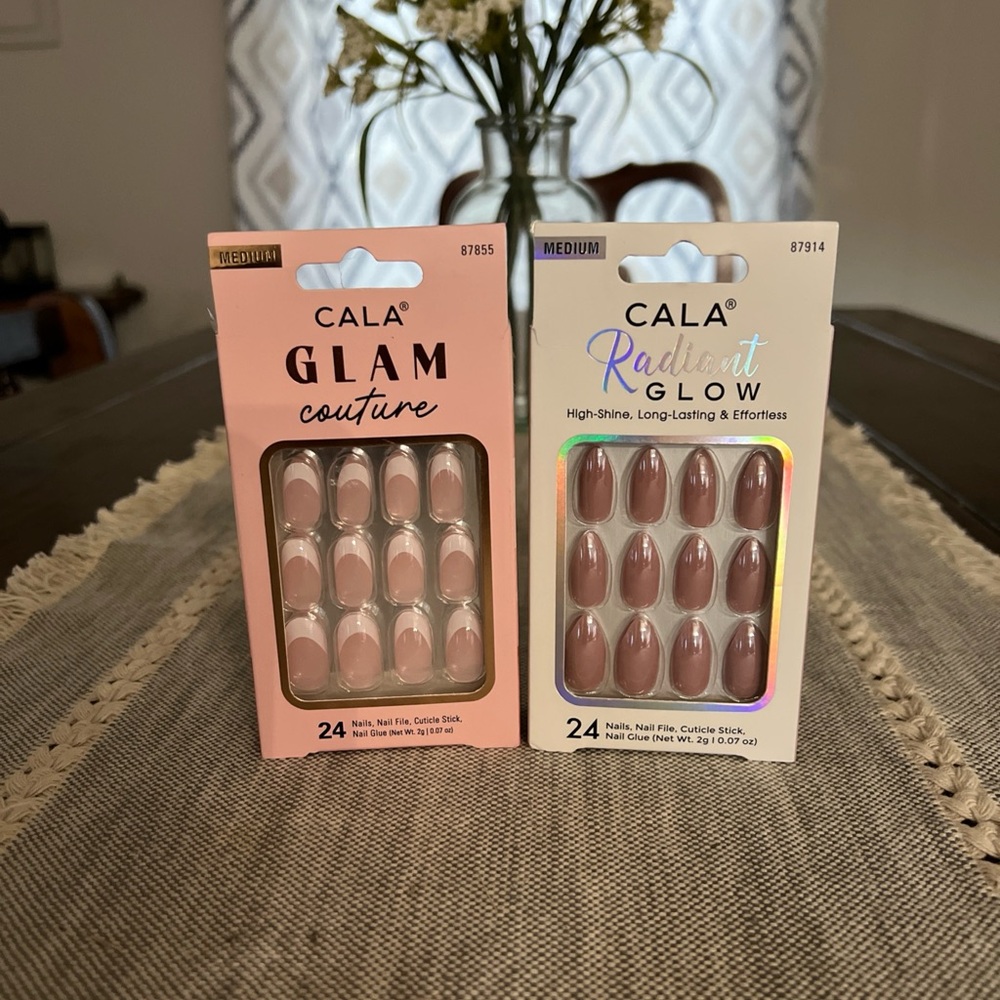 CALA (2) Medium Size Nail Set - Glam Couture Collection 24 Packs (48 Total)